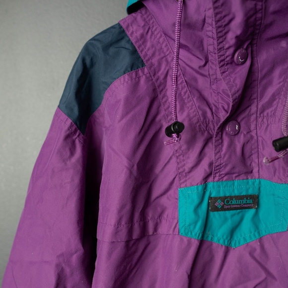 Vintage youth Columbia pullover jacket - Picture 2 of 4